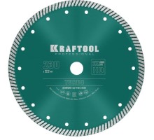 Алмазный диск для резки бетона KRAFTOOL TURBO 230 мм (армированный бетон, кирпич) [36682-230]