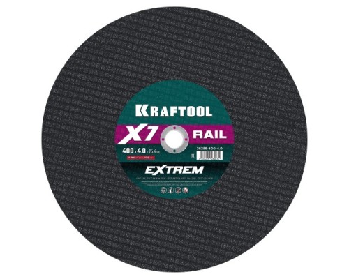 Отрезной круг по металлу KRAFTOOL X7-EXTREM RAIL 400x4.0 36258-400-4.0