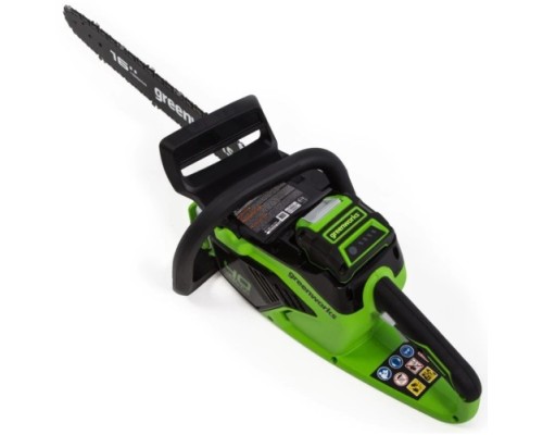 Пила цепная аккумуляторная GREENWORKS GD40CS18K4 бесщеточная (2005807UB) [2005807UB]