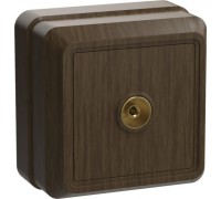 Розетка 1-местная IEK РТВ20-ОД телевизионная дуб EAO10-K04-DC