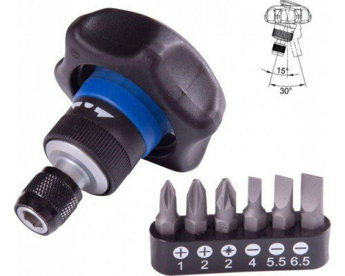 Трещотка KING TONY P2746 компактная 1/4", 48 зубцов, дисковый механизм