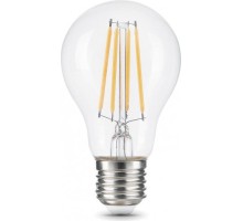 Лампа светодиодная филаментная GAUSS A60 filament а60 12w 1200lm 2700к е27 led [102902112]