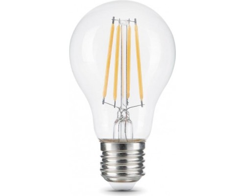 Лампа светодиодная филаментная GAUSS A60 filament а60 12w 1200lm 2700к е27 led [102902112]