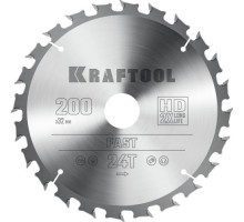 Пильный диск по дереву KRAFTOOL Fast 200х32мм 24T [36950-200-32]