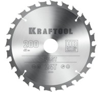Пильный диск по дереву KRAFTOOL Fast 200х32мм 24T 36950-200-32