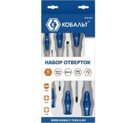 Набор отверток Кобальт 646-652 ultra grip cr-v (6 шт.)