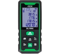 Лазерный дальномер RGK DL100G С ПОВЕРКОЙ зеленый луч с угломером  755740