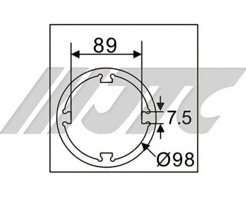 Головка для гайки ступицы JTC 7796 промежуточной шестерни ГРМ [JTC-7796]