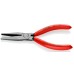 Длинногубцы KNIPEX KN-3011140SB плоские рифленные губки 42 мм, длина 140 мм