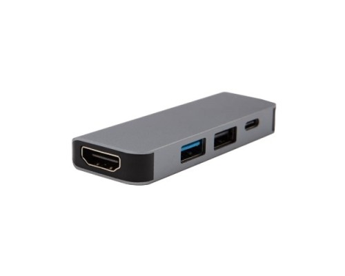 Разветвитель REXANT 18-4151 USB Type-C на 4 порта: 1xHDMI/2xUSB/1xType-C PD