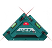 Лазерный уровень KRAFTOOL SQUARE-15 угольник для кафеля [34705]