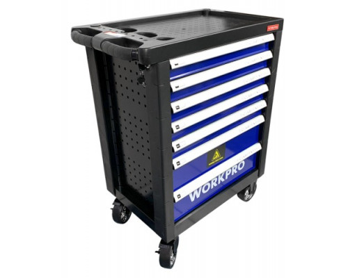 Тележка инструментальная WORKPRO WP285002A, 7 ящиков с 12 ложементами