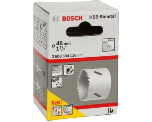 Коронка биметаллическая BOSCH STANDARD CO8% 48 ММ [2608584116]