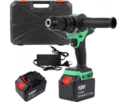 Дрель-шуруповерт аккумуляторная ZITREK Green Impact 18V 2x6.0 Ah ударная [063-4046]