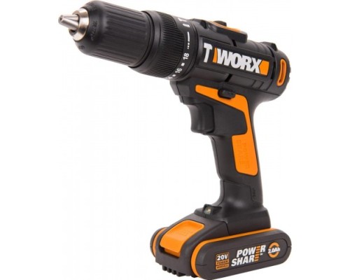 Дрель-шуруповерт аккумуляторная WORX WX371.1 ударная