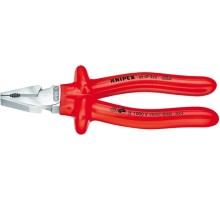 Плоскогубцы диэлектрические KNIPEX 0207200 1000 V, 200 мм, комбинированные, силовые [KN-0207200]