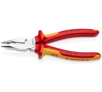 Плоскогубцы диэлектрические KNIPEX KN-0826185 остроконечные с удлиненными губками, 185 мм