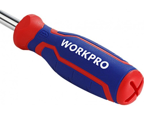 Отвертка с битами WORKPRO WP221046 6-в-1