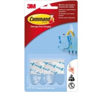 Дизайн-крючок малый 3M Command® (17092CLR) прозрачный 2 шт 7100108739