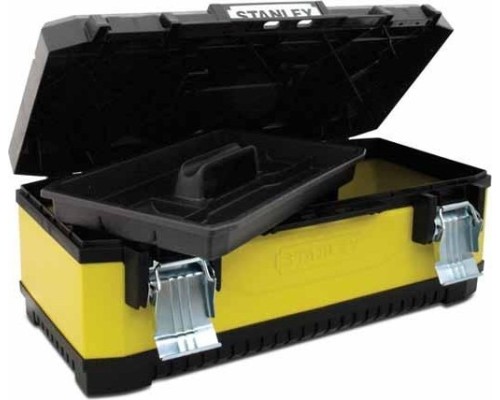 Ящик для инструмента STANLEY YELLOW METAL PLASTIC TOOLBOX 23