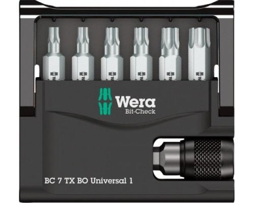 Набор насадок WERA Bit-Check 8067-6 BO WE-056158 [WE-056158]