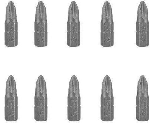 Набор насадок DEKO Ph2*25мм*сталь S2 профессиональных бит (10 шт.) [065-0767]