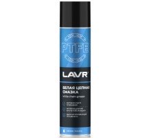 Смазка цепи для мотоциклов LAVR белая, c PTFE 400 мл Ln1741