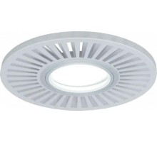 Светильник точечный GAUSS BACKLIGHT кругл./узор. белый, gu5.3, 3w, led 4000k BL136