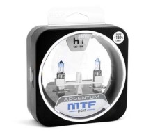 Лампа галогеновая MTF LIGHT серия ARGENTUM +130% H1, 12V, 55W H3A1201