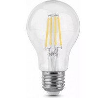 Лампа светодиодная филаментная GAUSS A60 filament а60 6w 630lm 4100к е27 led 102802206