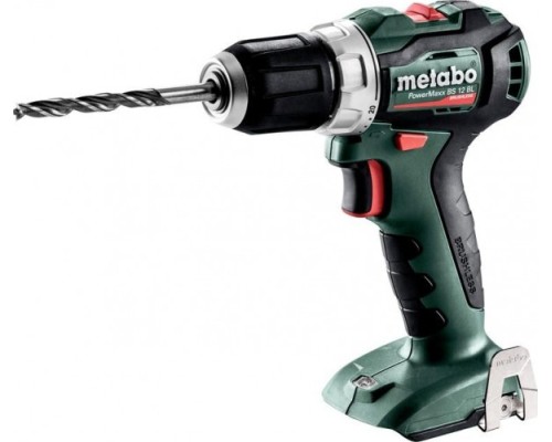 Дрель-шуруповерт аккумуляторная METABO PowerMaxx BS 12 BL бесщеточная, без АКБ и ЗУ [601038890]