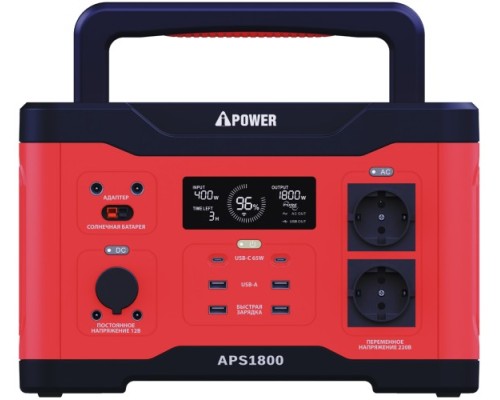 Портативная электростанция A-iPOWER APS1800 аккумуляторная [20603]