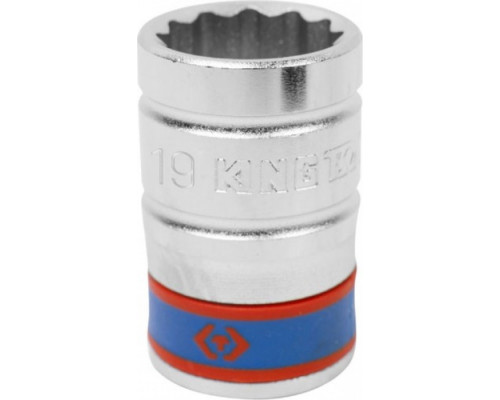 Головка двенадцатигранная 1/2" KING TONY 433019M 19 мм
