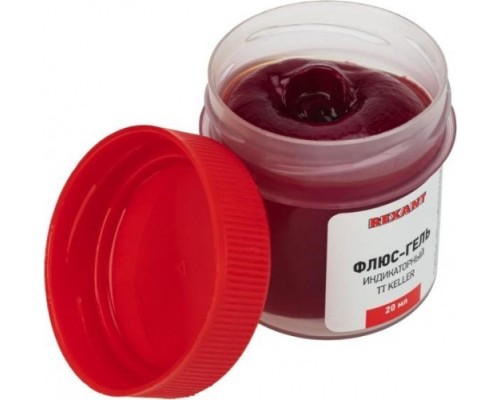Флюс для пайки REXANT ПР3692 tt keller индикаторный, 20 мл, банка [09-3692]