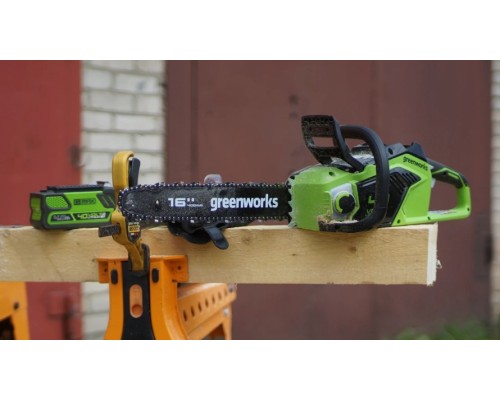 Пила цепная аккумуляторная GREENWORKS GD40CS18K4 бесщеточная (2005807UB) [2005807UB]