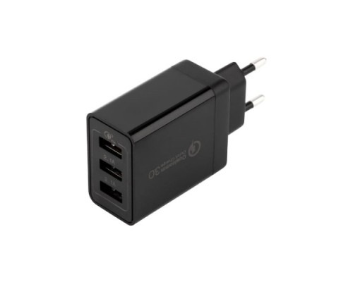 Зарядное устройство REXANT 18-2215 сетевое 3xUSB адаптер, 30W черное