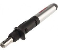 Паяльник REXANT П0501 с пьезоподжигом, газовый, 17мл, 2 насадки, блистер 12-0501