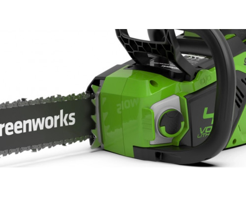 Пила цепная аккумуляторная GREENWORKS GD40CS18 40V, 40 см, б/щ, до 1,8 квт, АКБ 8Ач и ЗУ 2005807UH купить с доставкой и официальной гарантией