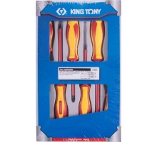 Набор отверток диэлектрических KING TONY 30606MR 6 предметов