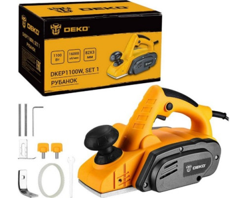 Рубанок сетевой DEKO DKEP1100W SET1 083-1074 купить с доставкой и официальной гарантией