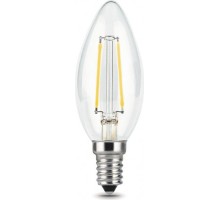 Лампа светодиодная GAUSS Свеча filament 5w 420lm 2700к е14 led [103801105]