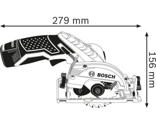 Пила циркулярная аккумуляторная BOSCH GKS 12V-26 [0615990M41] 1х2,0Ач, картонная коробка