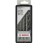 Набор сверл по металлу BOSCH Robust Line (7шт) 135°, с шестигранным хвостовиком 2607019922