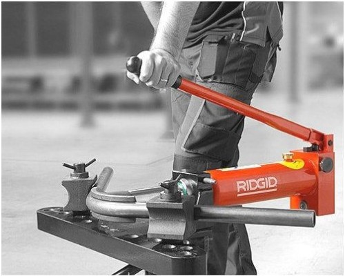 Трубогиб гидравлический ручной RIDGID HB383 с откидывающейся верхней пластиной [36523]