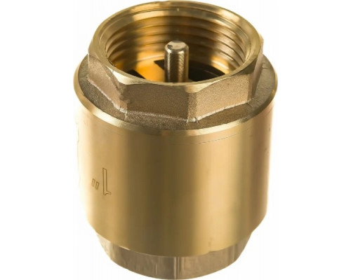 Обратный клапан UNIPUMP 1" латунь с толкателем из латуни 97663