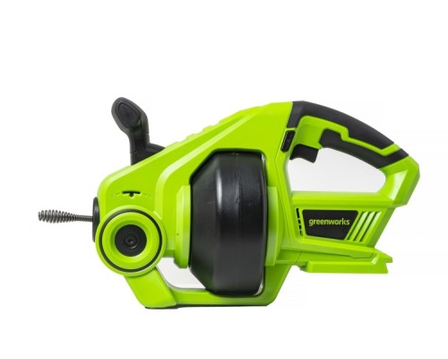 Машина барабанная для прочистки трубопроводов GREENWORKS G24DA аккумуляторная 24v, без акб и зу [3707307]