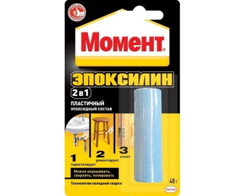 Клей МОМЕНТ Эпоксилин (48 г) в шоу-боксе 1371256 [тов-114708]