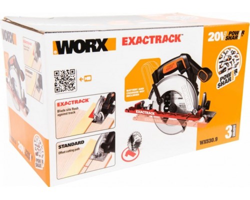 Пила дисковая аккумуляторная WORX WX530.9 без АКБ и ЗУ [WX530.9]