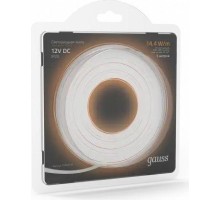 Лента светодиодная GAUSS LED 5050/60-smd 14.4w 12v dc теплый белый (блистер 5м) 312000114