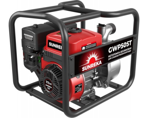 Мотопомпа бензиновая для слабозагрязненной воды SUNREKA GWP50ST 215001